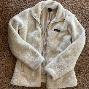 Patagonia fuzzy full zip jacket